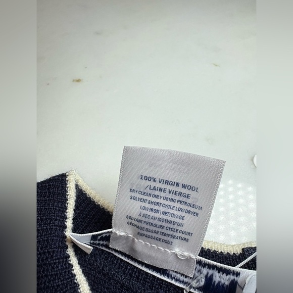 Oscar de la Renta Midi Dress XL Wool Black Cut Out Ruffle Long Sleeve Cocktail - Picture 13 of 16